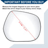 Lexus LX GX Heated Right Side Mirror Glass (2010-2020)