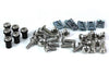 Honda CBF125 Acier inoxydable Tête de fourche & pare-brise Boulons & Clips