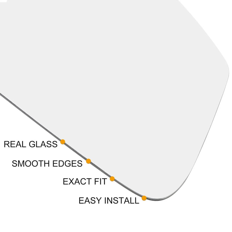 Hyundai Elantra Right Side Car Mirror Glass with Backing Plate (2011-2016)