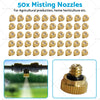 Cooling System 50 x 0.024" Brass Misting Nozzles