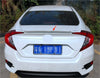 Honda Civic Sedan 4DR Pearl White Highkick Duckbill Spoiler Wing (2016-2021)
