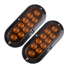 Oval 10LED Truck Trailer Lights Turn Signal Tail Reverse Brake Light