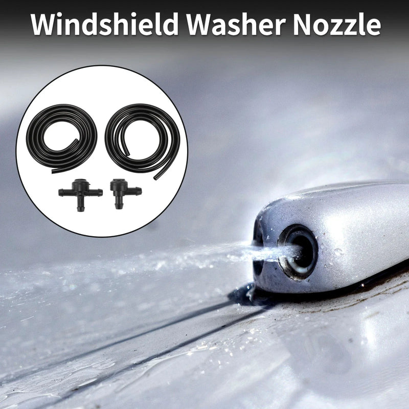 Ford F250 F350 F450 Windshield Washer Nozzle & Gasket, Fluid Hose (2000-2023)