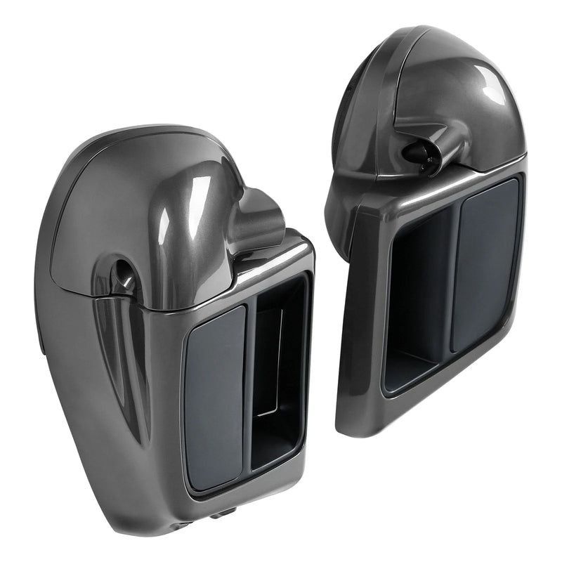 Harley Street Glide (2014-2024) - Pearl Red & Silver Gray Vented Fairings