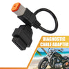 Harley Davidson 6Pin to OBD2 Diagnostic Scanner Adapter Cable