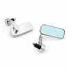 Universal Motor 7/8" Chrome Handlebar Mount Rearview Mirrors