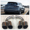 2018-2021 Porsche Cayenne Stainless Steel Exhaust Tips (2018-2021)