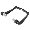 Motorcycle Black Pair 22mm Striped Brake Clutch Protector Hand Guard