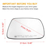 Jeep Grand Cherokee Heated Right Rearview Mirror Glass (1999-2023)