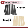 Ford Explorer (2002-2010) Carbon Fiber Black 7 x Door Pillar Window Trim