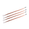 Car Battery 4 x 11.4" Copper Braided Earth Lead Cable Wire Strap