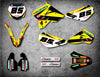 Suzuki RM 85 (2000-2026) BRASH STYLE Stickers Custom Graphics Full Kit