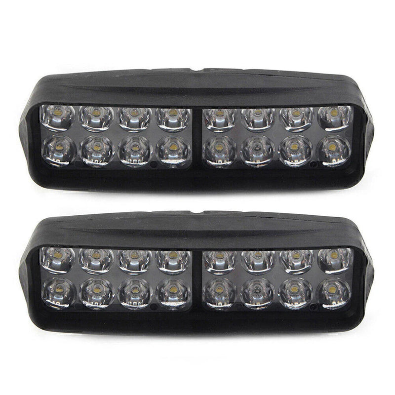 UTV ATV 16-LED Motorcycle Headlight Fog Light 2400Lm