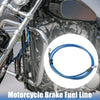 Motorcycle ATV 160cm 62.99 10mm Braided Brake Clutch Oil Hoses Line Pipe
