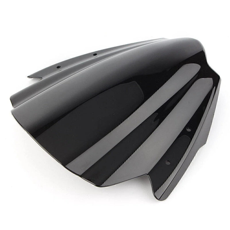 Universal Motorcycles Black ABS Handlebars Clamp Mount Windshield Protector