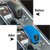 Porsche Cayenne Blue Gear Shift Knob Cover Trim (2018-2025)