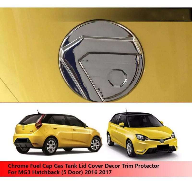 MG3 MG 3 Hatchback Chrome Fuel Cap Cover (2016-2017)