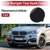 BMW X6 F16 M (2015 - 2019) Black Front Bumper Tow Hook Cover