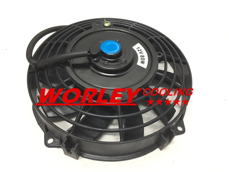QLD 7" Electric Thermo Curved Blade Fan & Mounting