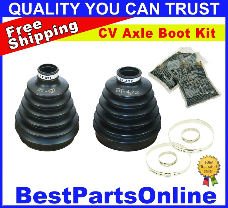 Hyundai Santa Fe CV Axle Boot Repair Kit 2 x Front (2007–2008)
