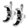 Harley Fat Bob FXLR (2018-2025) Chrome 4 x 49mm Windshield Clamps