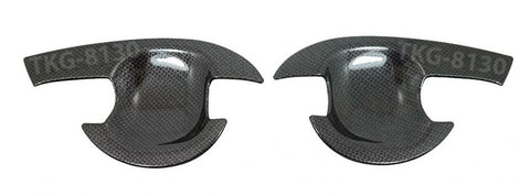 Toyota Hilux MK6 MK7 2 x Carbon Door Handle Bowl Covers (2005-2014)