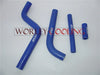 YAMAHA YZ125 Aluminum Radiator & Blue Hoses (2002-2004)