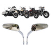 Harley Sportster XL883 1200 Touring Softail Chrome 8mm Rear View Mirrors