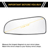 Dodge Ram 1500 - Non-Heated Right Mirror Glass Replacement