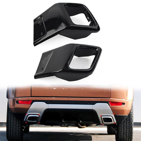 Land Rover Range Rover Evoque Black Rear Bumper Exhaust Trim (2010-2018)