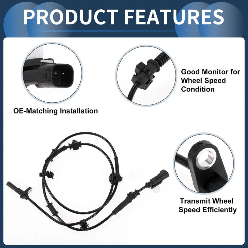 Ford Ranger Rear Left ABS Wheel Speed Sensor (2011-2019)
