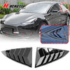 Tesla Model 3 Side Rear Window Louver Shutter Cover (2017–2023)
