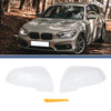 BMW 1 Series Hatchback White Left Right Mirror Cover Cap (2004-2013)