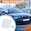 BMW 525i 528i 530i (2001-2007) - White Front Tow Hook Cover