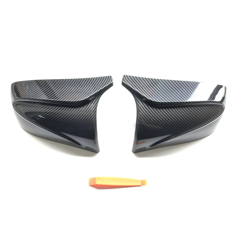 Tesla Model 3 Carbon Fiber Side Rear View Mirror Cover Trim (2017–2023)