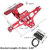 Motorcycle E-liminator Kit License Plate Bracket OEM Turn Signal Red