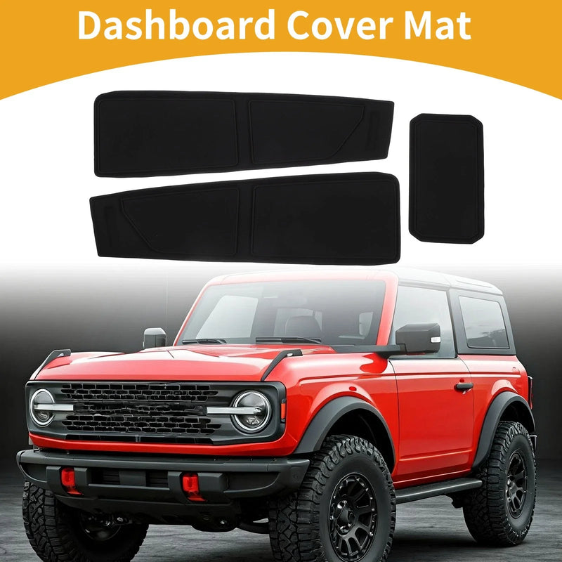 Ford Bronco Accessories Black Dashboard Cover (2021-2024)