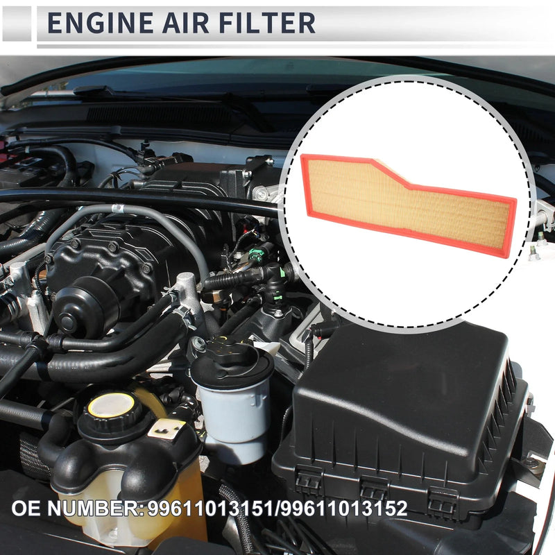 Porsche 911 3.4L 3.6L (1999-2008) - 1 Pc Car Engine Air Filter