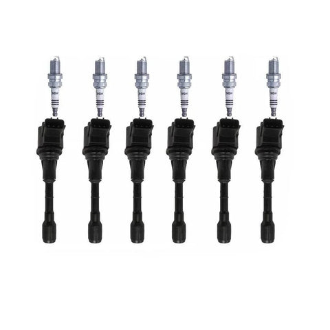 Nissan Altima 3.5L VQ35DE 6 x Ignition Coils & 6 x Spark Plugs (2013-2017)