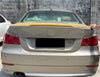 BMW E60 5 Series Sedan Unpainted M4 Style Rear Trunk Spoiler (2003-2010)