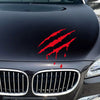 Car Accessories Headlight Scratch Stripe Decals
