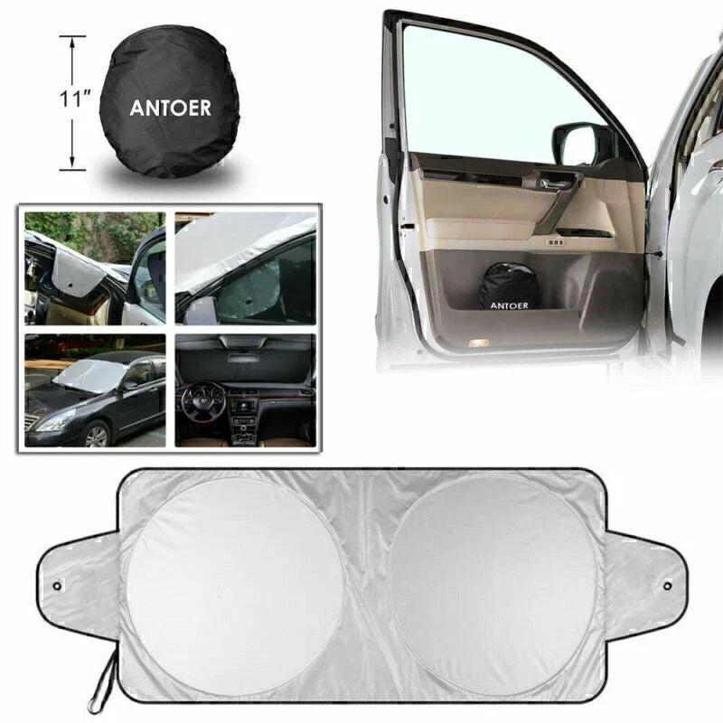 Car Front Windshield Visor Folding Sun Shade Block Cover (All Years)