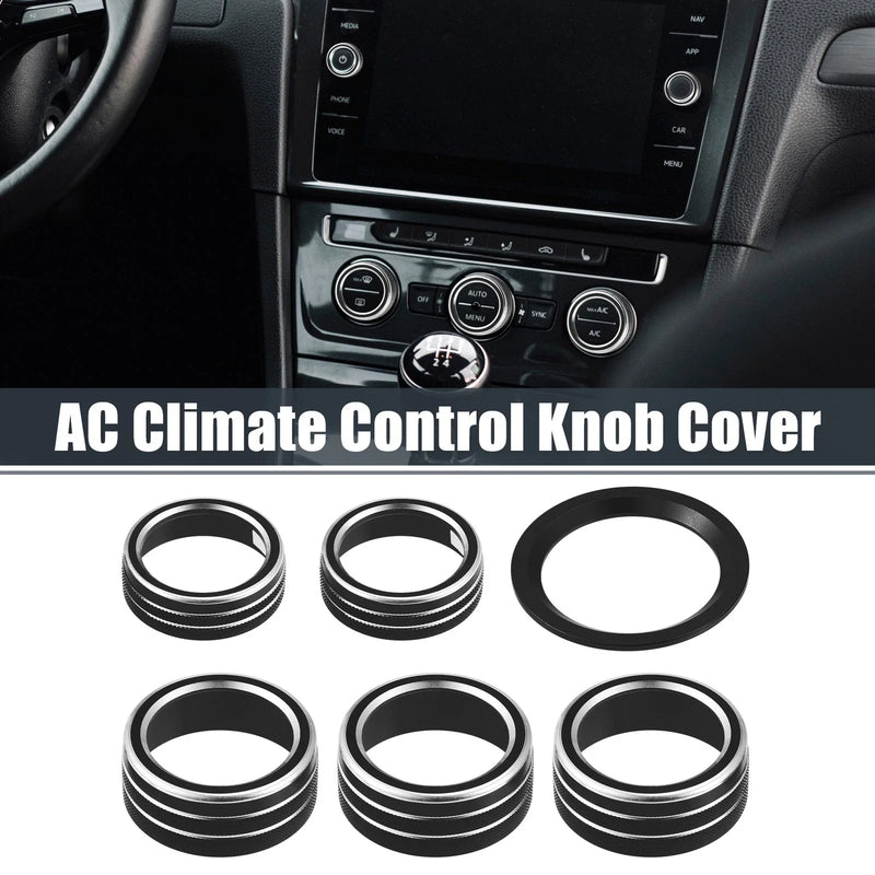 Honda Accord Sedan Sport 5 x AC Knob Ring Covers (2018-2023)