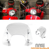 Vespa Sprint 150 w / Stainless Steel Bracket Windshield