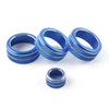 Honda Civic (2022 - Present) Blue 4pcs AC Climate Control Knob Ring Covers