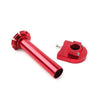 Universal Moto CNC Red 7/8in Turn Twist Throttle Handlebar Tube
