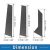 Ford Mondeo Fusion 6pcs Door Pillar Window Trim (2013-2023)
