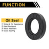 MakeModel Oil Seal 42x75x12mm Black 5 Pcs Rotary Shaft Seal NBR Rubber