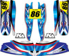 OTK M7 Kart Custom Sticker Kit - REPA Style Graphics Decals