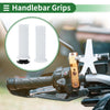 Motorcycle Motorcycle Hand Grips Cover Kit TPU White Square